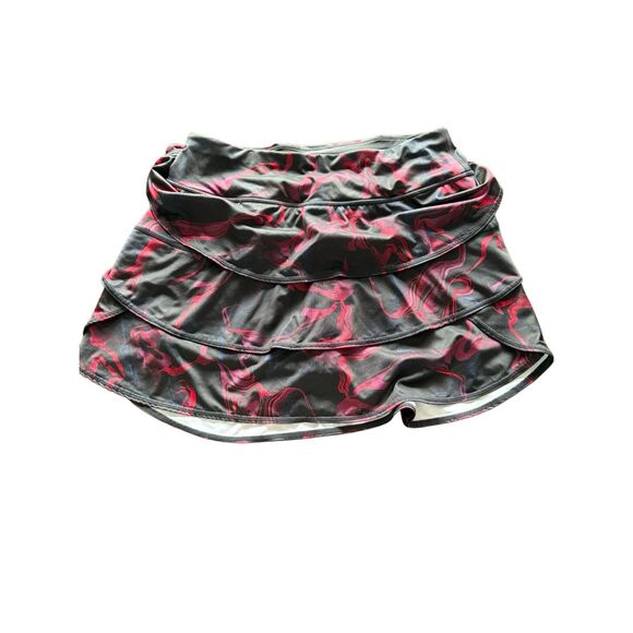 IDEOLOGY Tiered Layered Skort Skirt-Size medium -TENNIS SHORTS skort ruffle blac - Picture 1 of 5